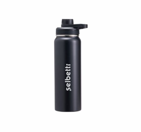 Garrafa Térmica Preta Selbetti 850ml